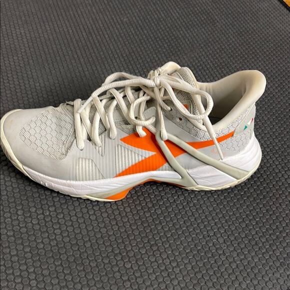 Diadora Athletic Shoes - Gray and Orange Size 8 - Picture 3 of 10